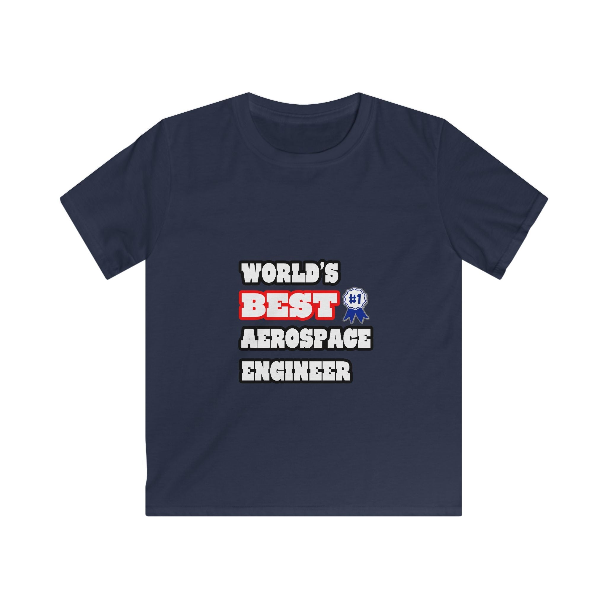 World's Best Aerospace Engineer - Kids Softstyle Tee