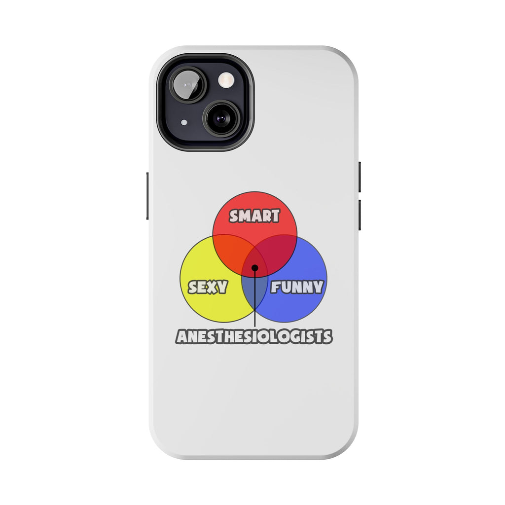 Venn Diagram .. Anesthesiologists - Tough Phone Cases