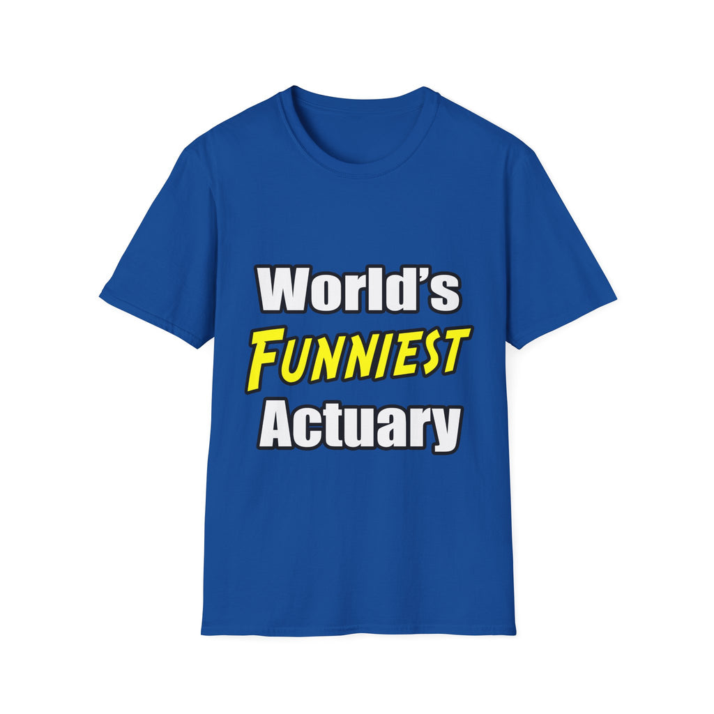 World's Funniest Actuary - Unisex Softstyle T-Shirt