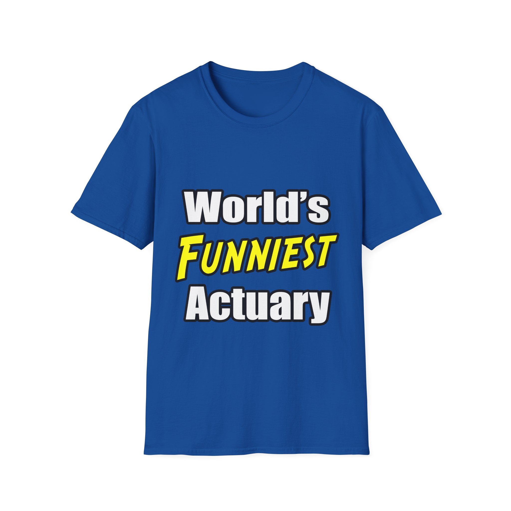 World's Funniest Actuary - Unisex Softstyle T-Shirt