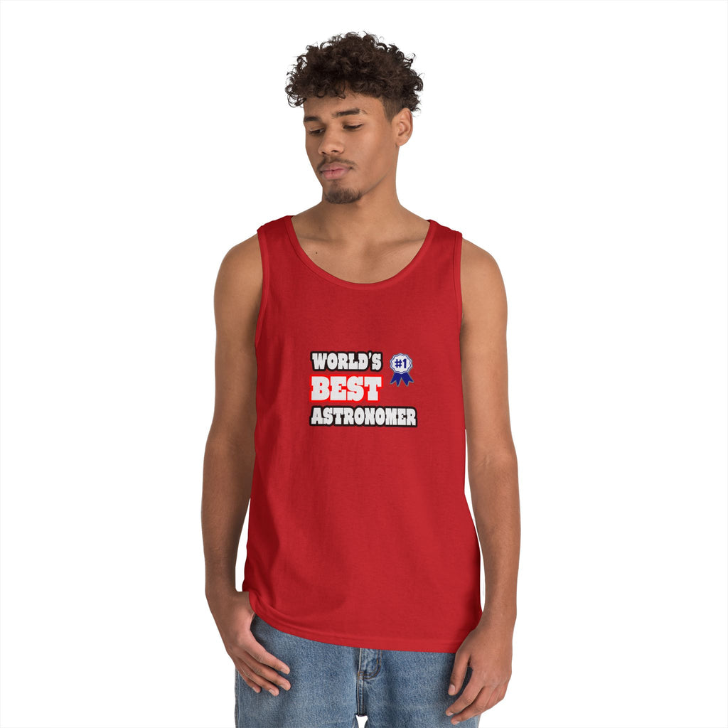 World's Best Astronomer - Unisex Heavy Cotton Tank Top