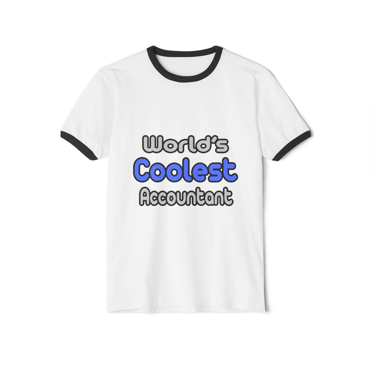 World's Coolest Accountant - Unisex Cotton Ringer T-Shirt