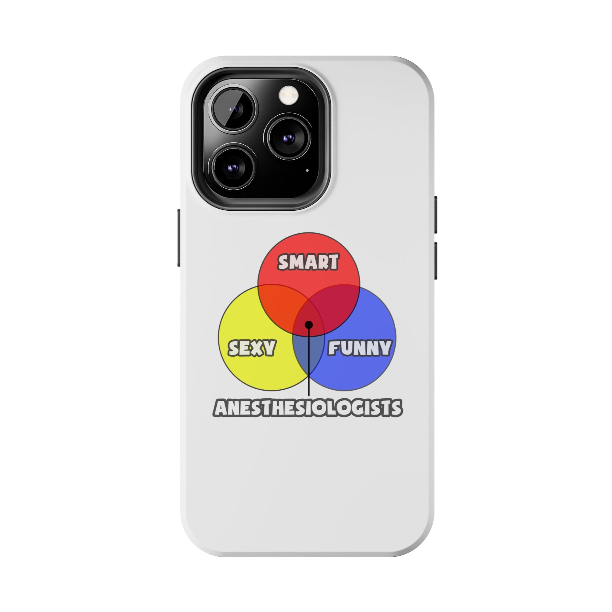 Venn Diagram .. Anesthesiologists - Tough Phone Cases