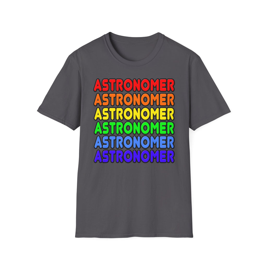 Rainbow Astronomer - Unisex Softstyle T-Shirt