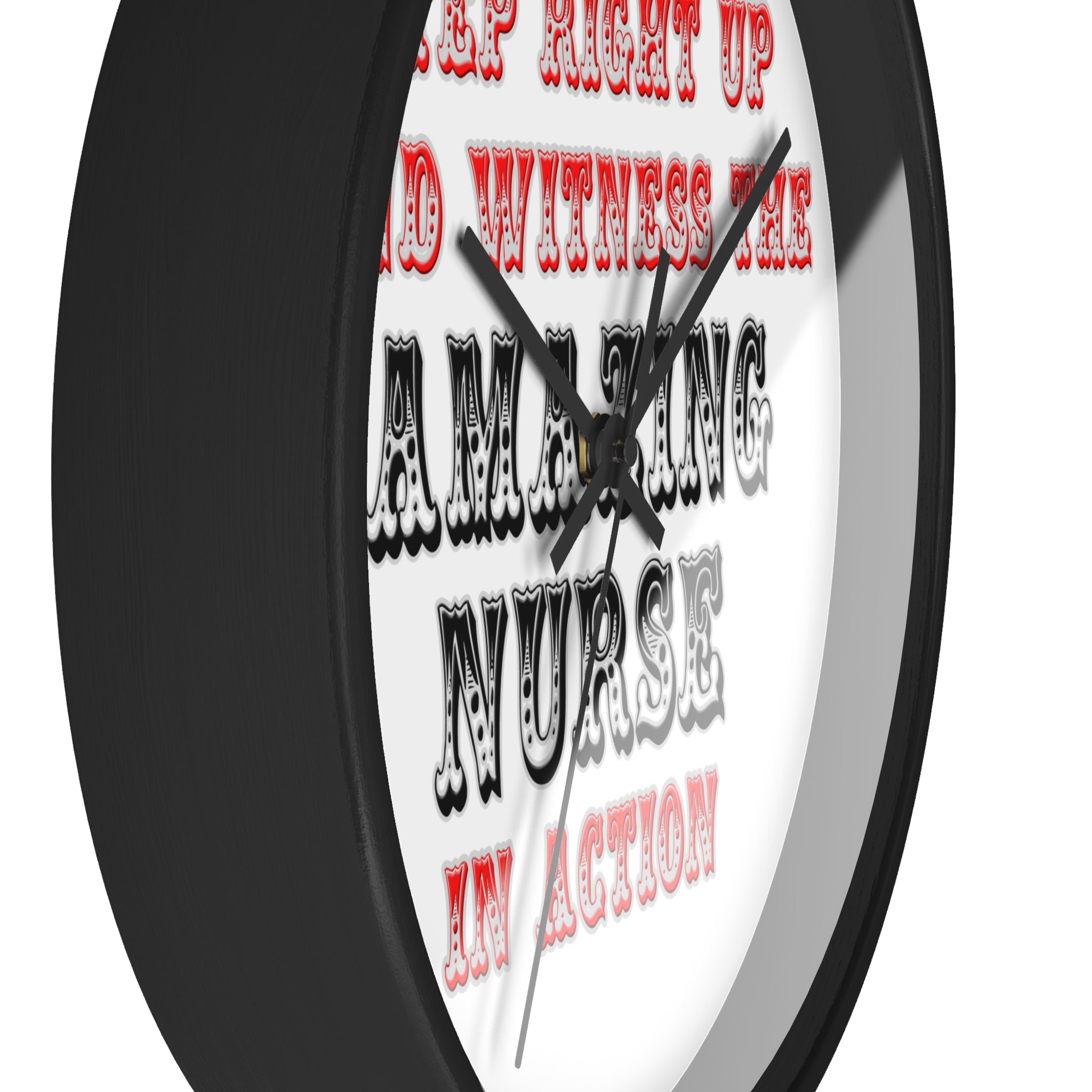 Amazing Nurse In Action - Wall Clock