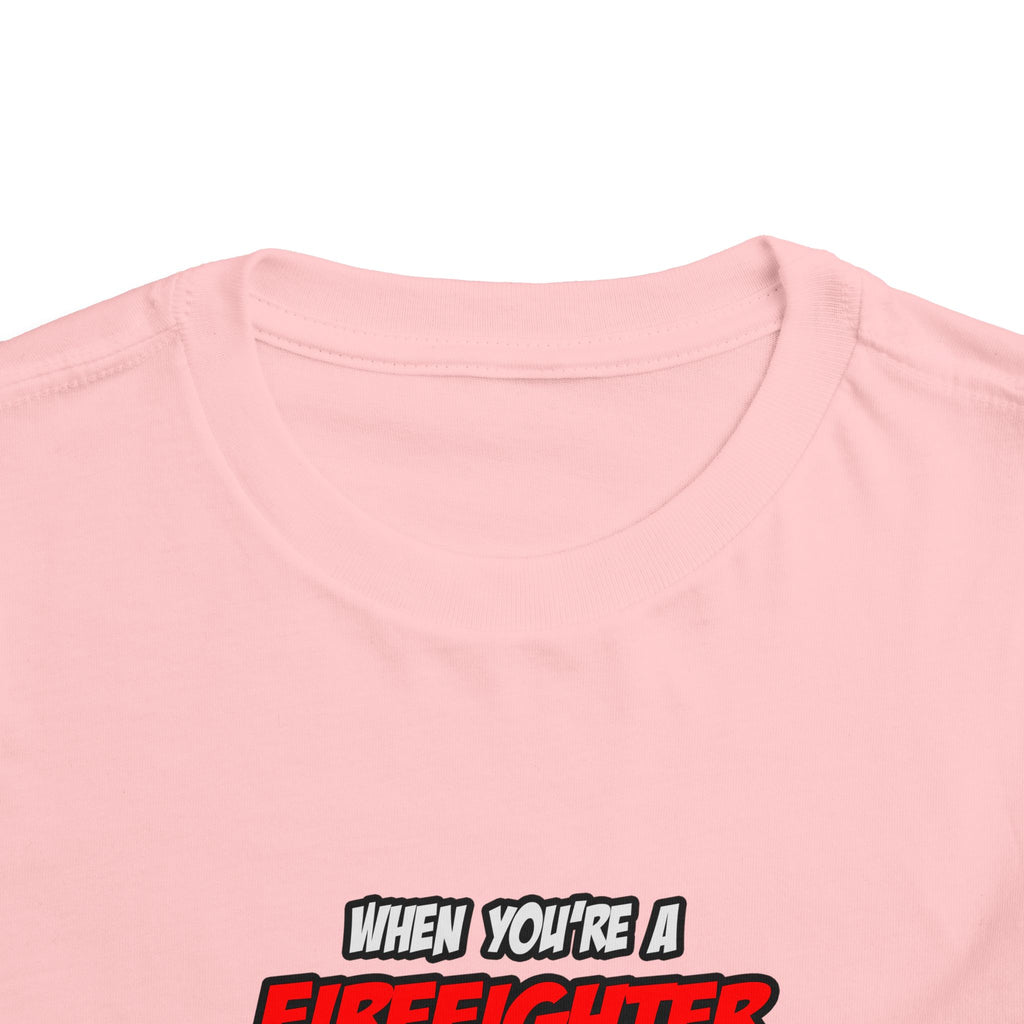Firefighter .. OMG WTF LOL - Toddler Short Sleeve Tee