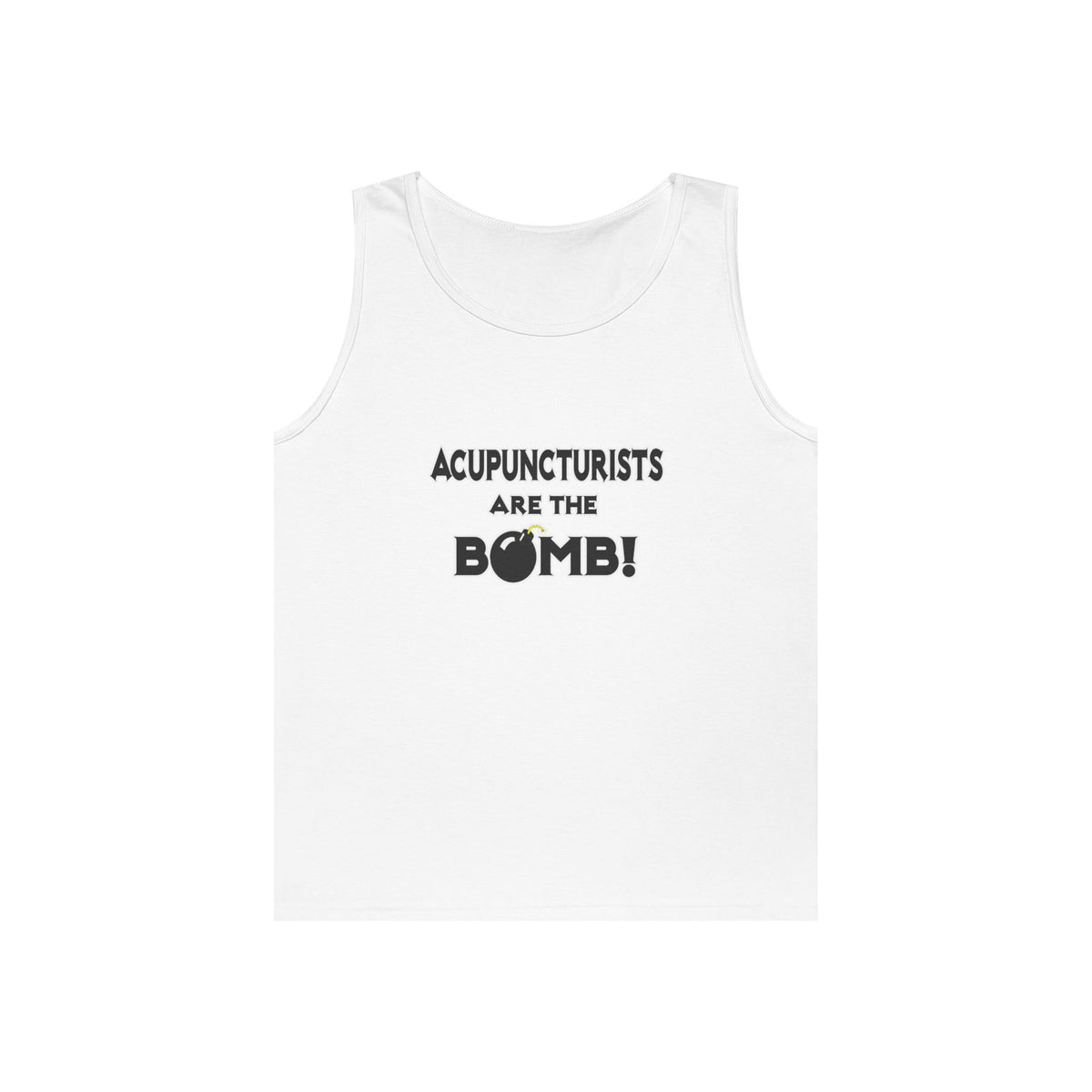 Acupuncturists Are The Bomb! - Unisex Heavy Cotton Tank Top