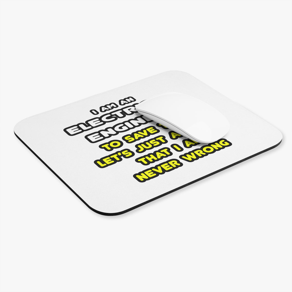 Funny Electrical Engineer T Shirts and Gifts - Mouse Pad (Rectangle)