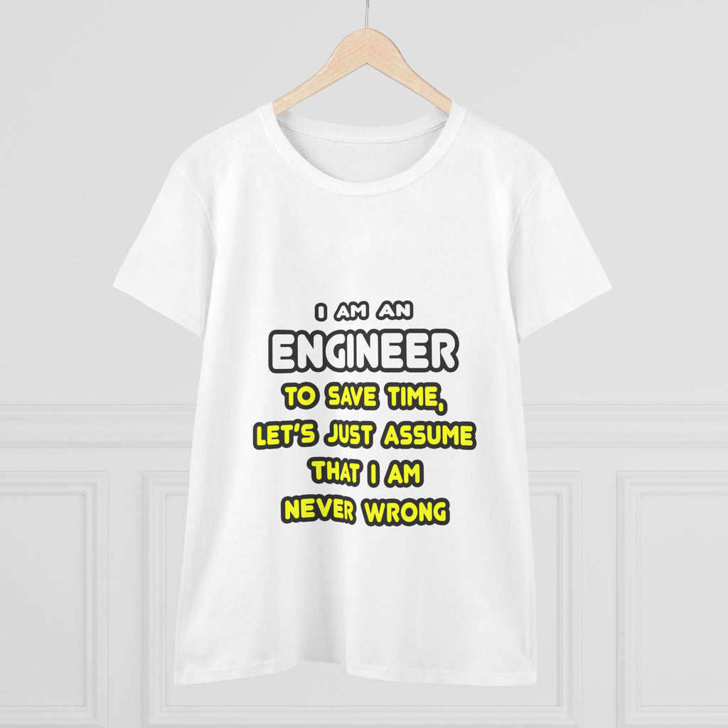Funny Engineer T Shirts and Gifts - Women's Midweight Cotton Tee
