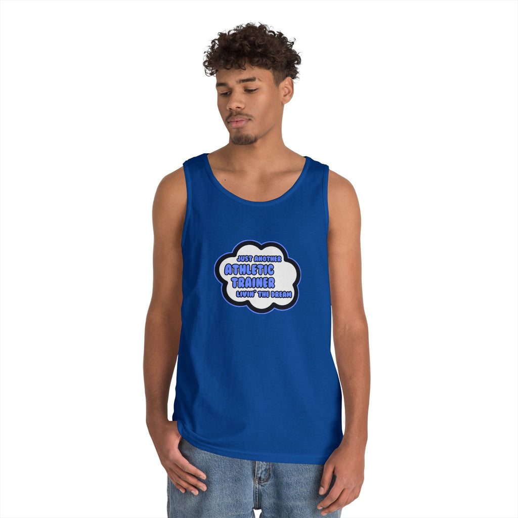 Athletic Trainer .. Livin' The Dream - Unisex Heavy Cotton Tank Top
