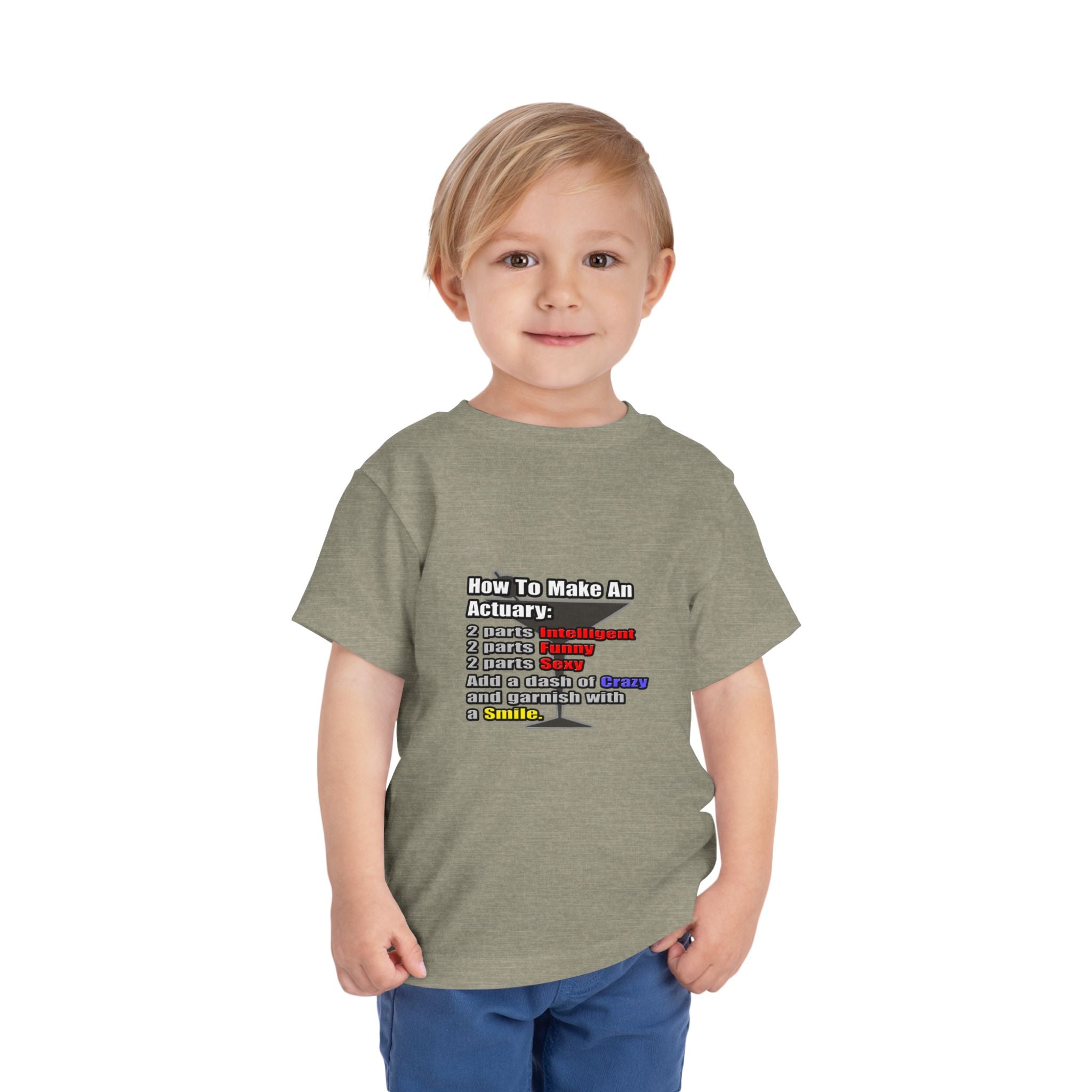 How To Make an Actuary - Toddler Short Sleeve Tee