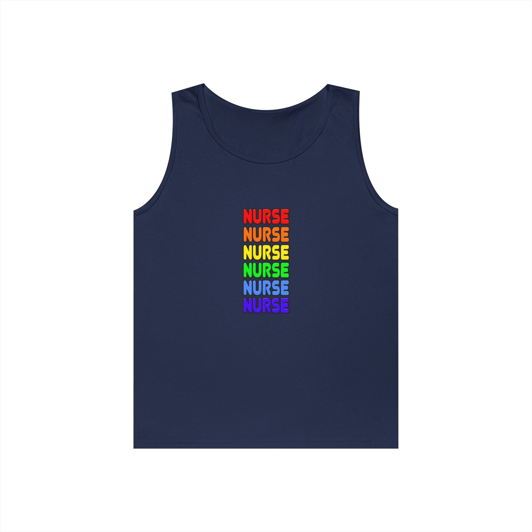 Rainbow Nurse - Unisex Heavy Cotton Tank Top