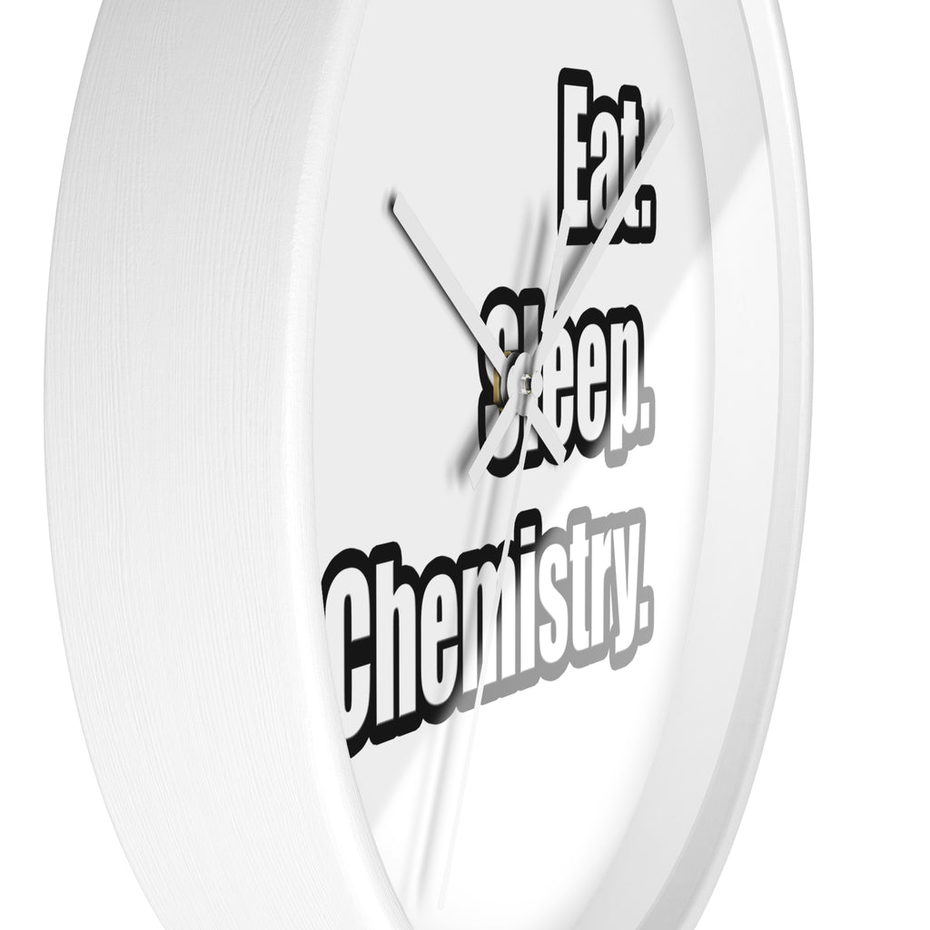 Eat. Sleep. Chemistry - Wall Clock