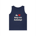 My Heart Belongs To An Anesthesiologist - Unisex Heavy Cotton Tank Top