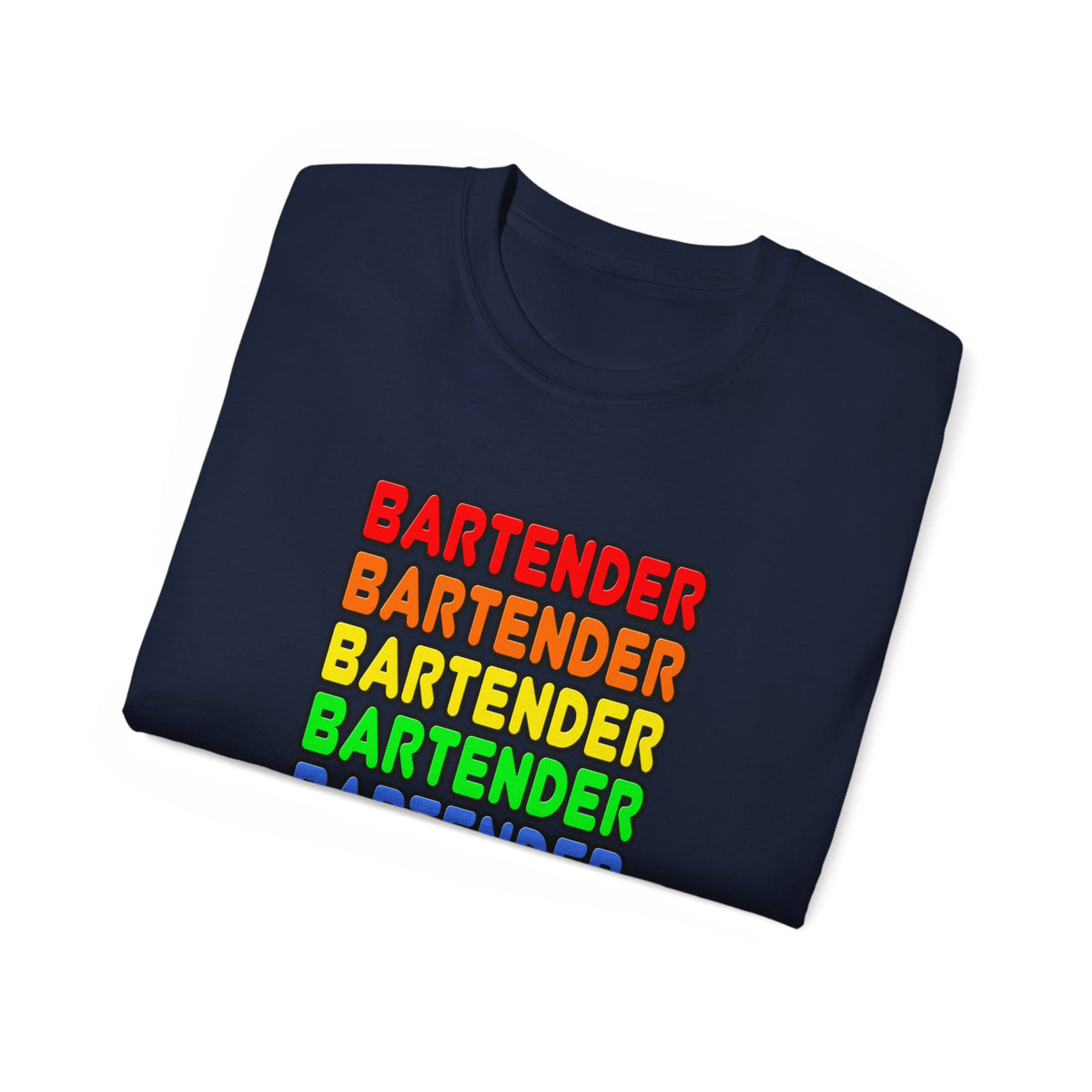 Rainbow Bartender - Unisex Ultra Cotton Tee