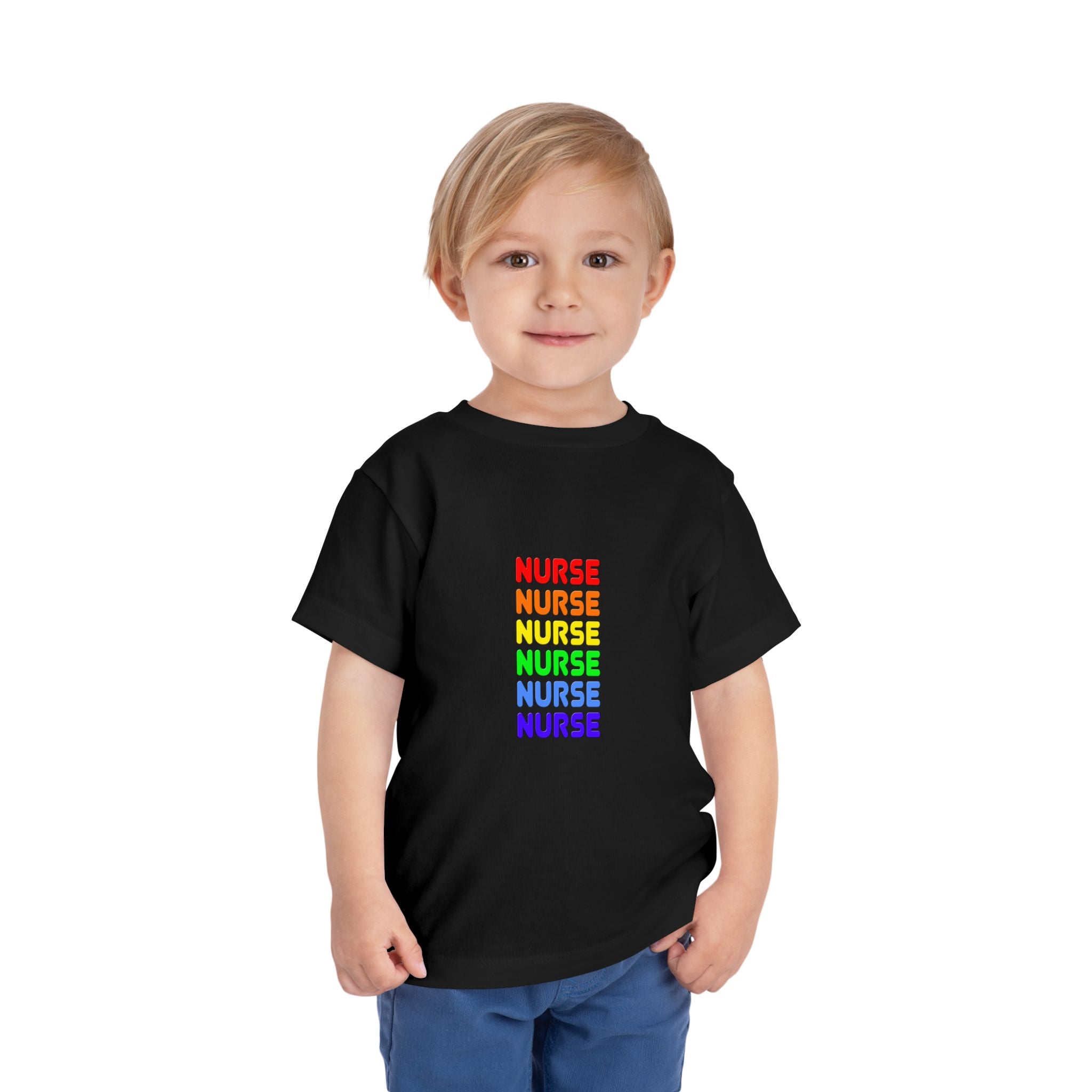 Rainbow Nurse - Toddler Short Sleeve Tee
