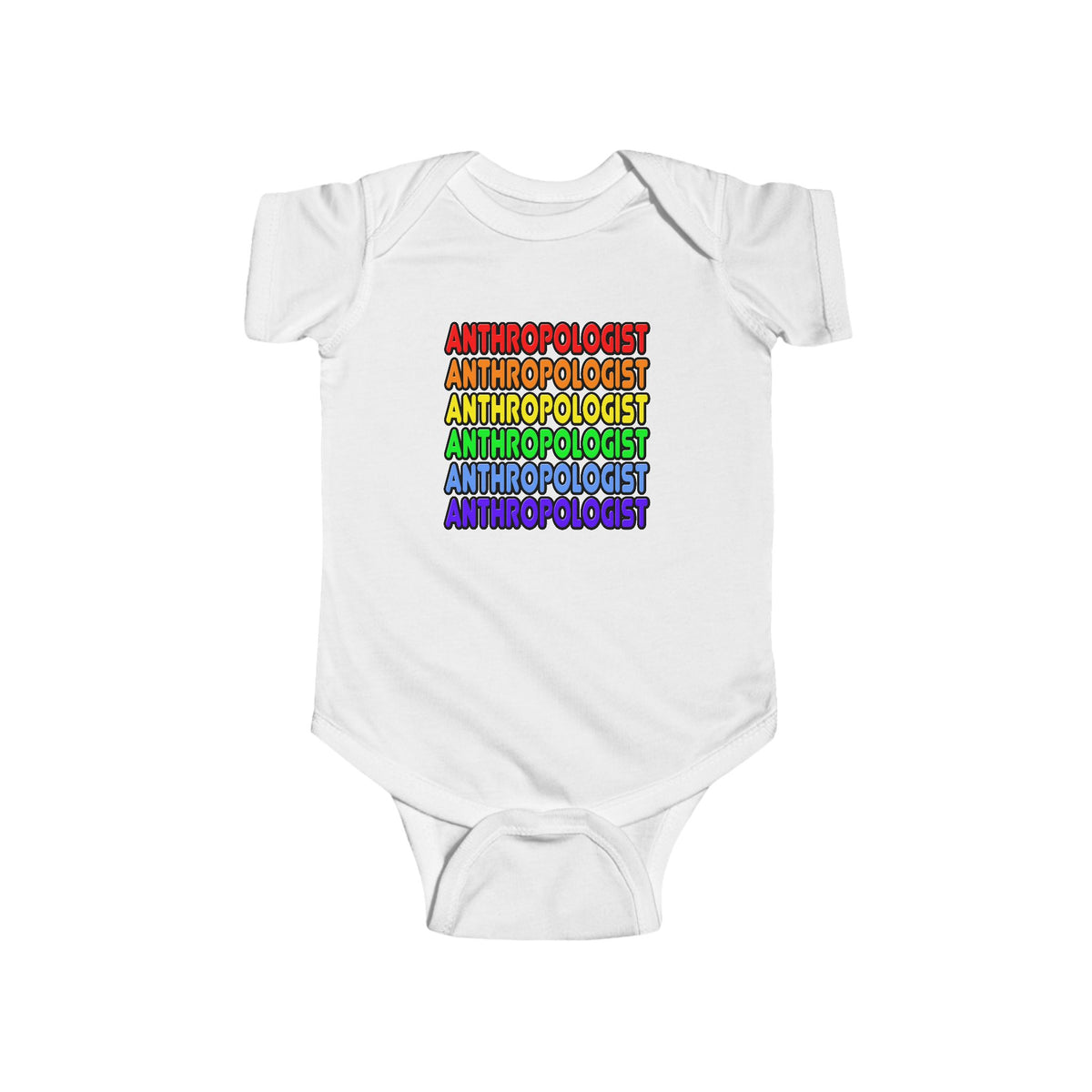 Rainbow Anthropologist - Infant Fine Jersey Bodysuit