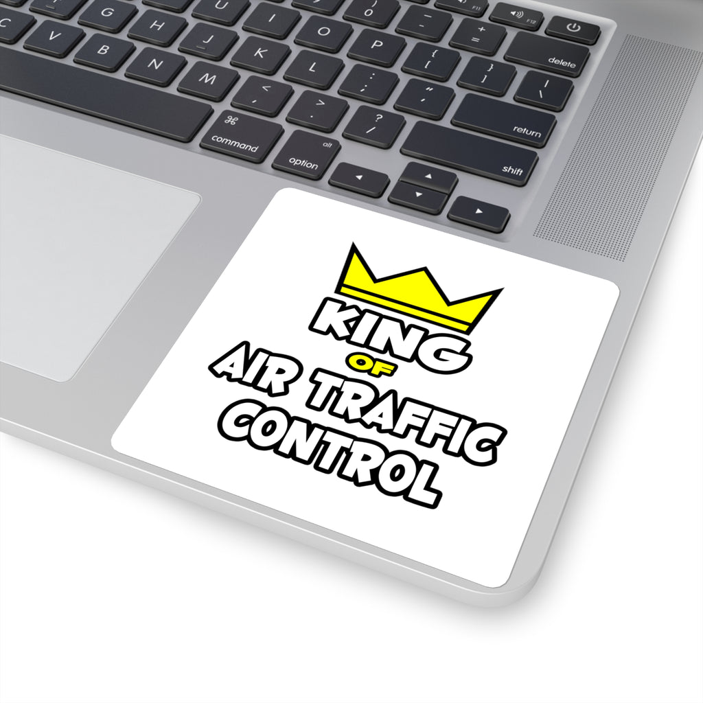 King of Air Traffic Control - Square Stickers
