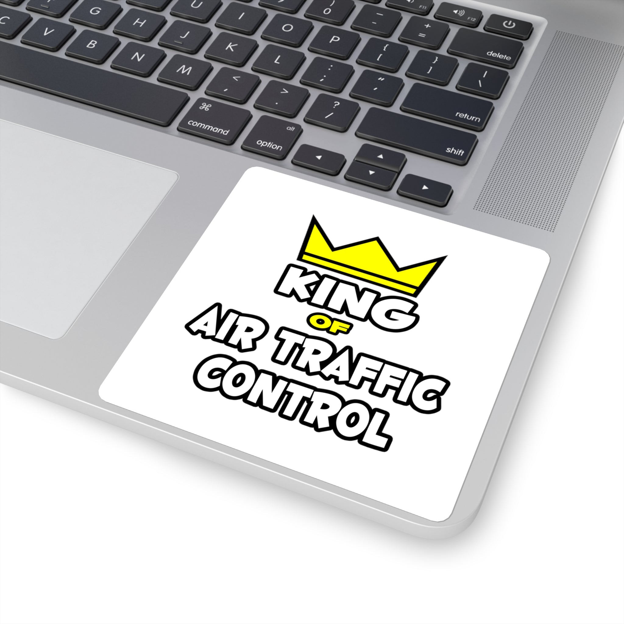 King of Air Traffic Control - Square Stickers