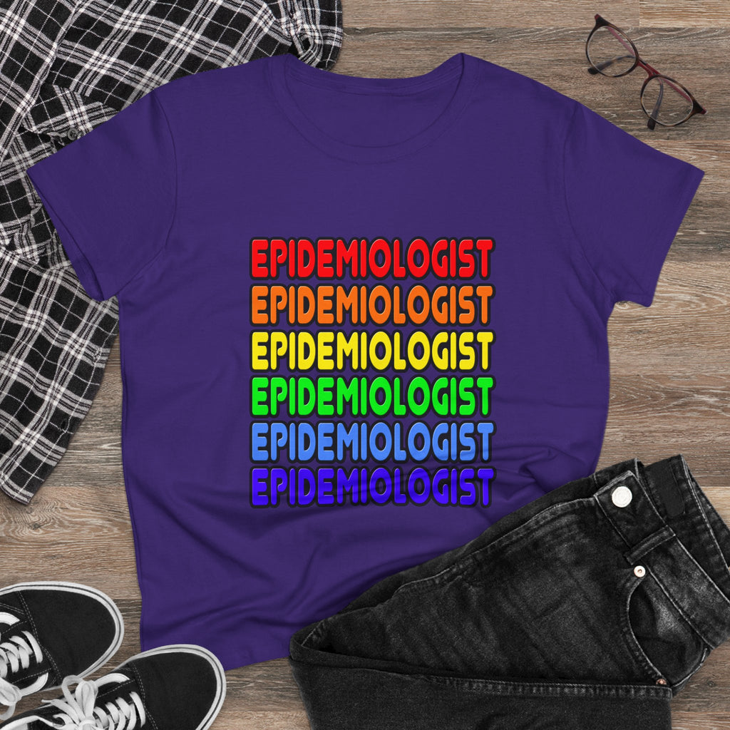 Rainbow Epidemiologist - Women's Midweight Cotton Tee