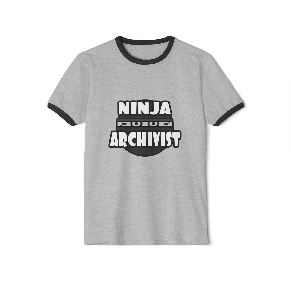 Ninja Archivist - Unisex Cotton Ringer T-Shirt