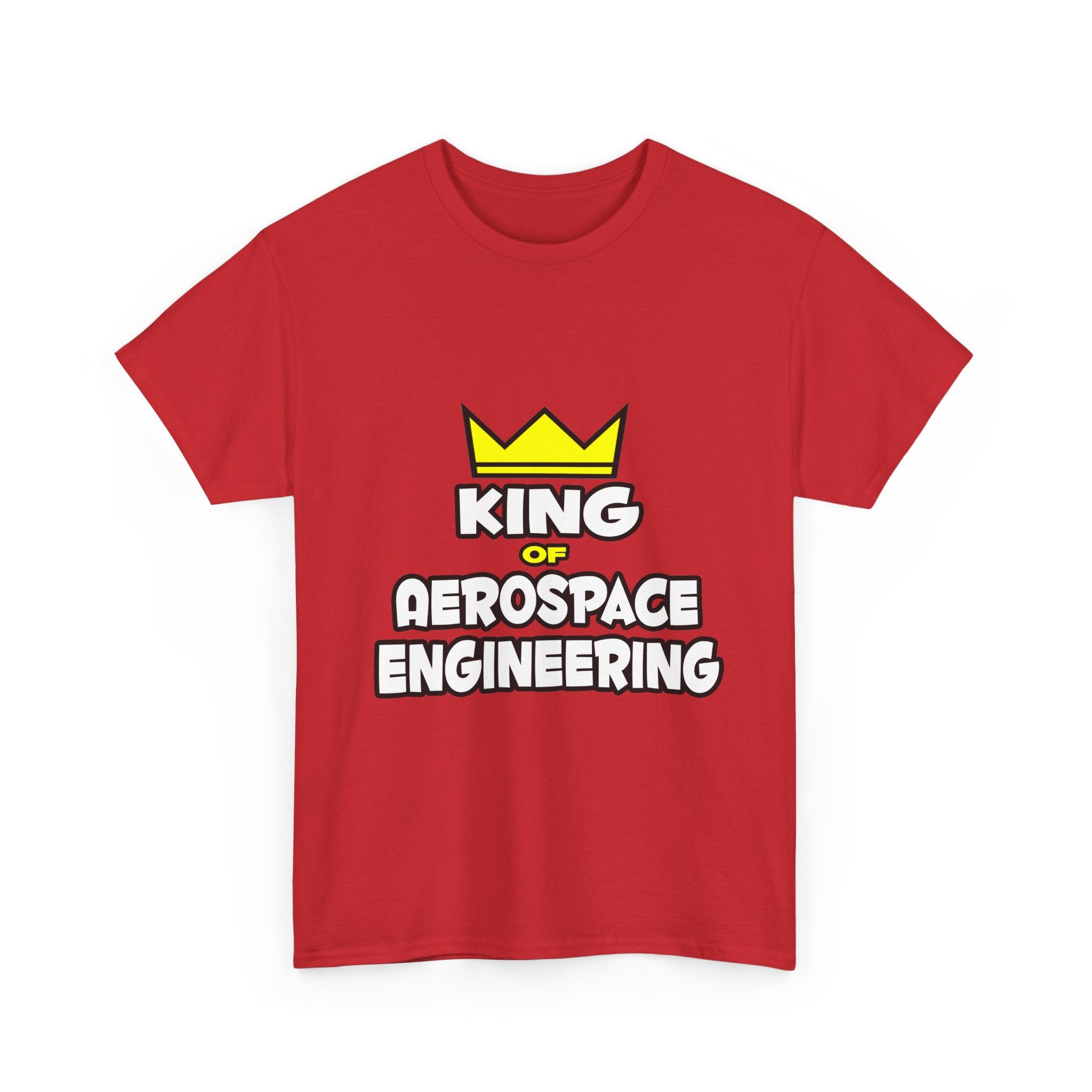 King of Aerospace Engineering - Unisex Heavy Cotton Tee