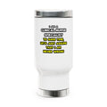 Funny Clinical Nurse Specialist T Shirts and Gifts - Stainless Steel Travel Mug with Handle, 14oz