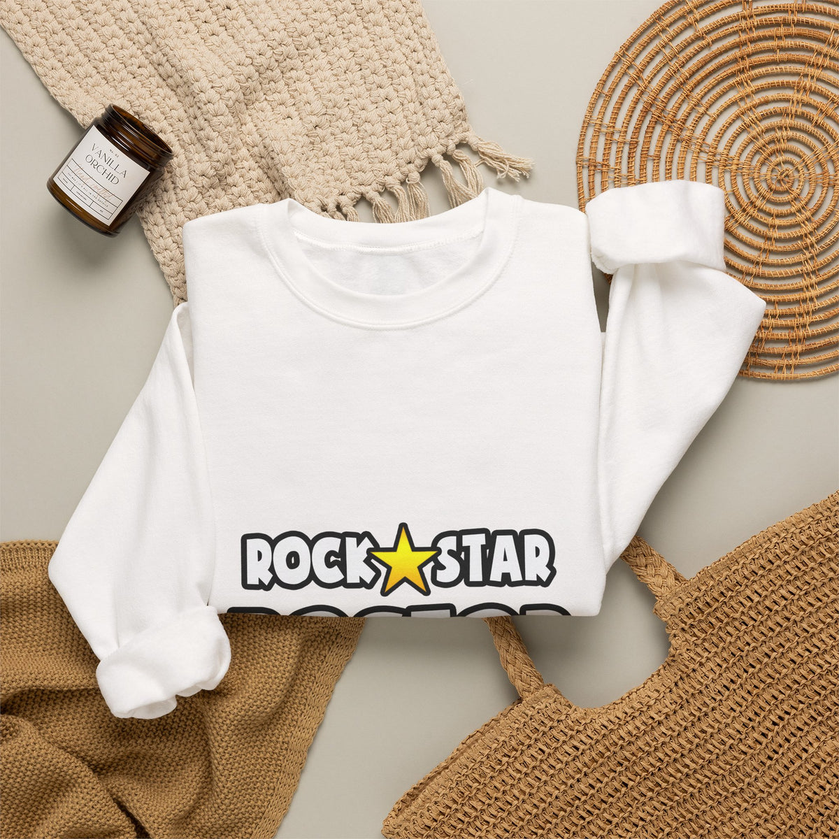 Rock Star Doctor (2) - Unisex Heavy Blend™ Crewneck Sweatshirt