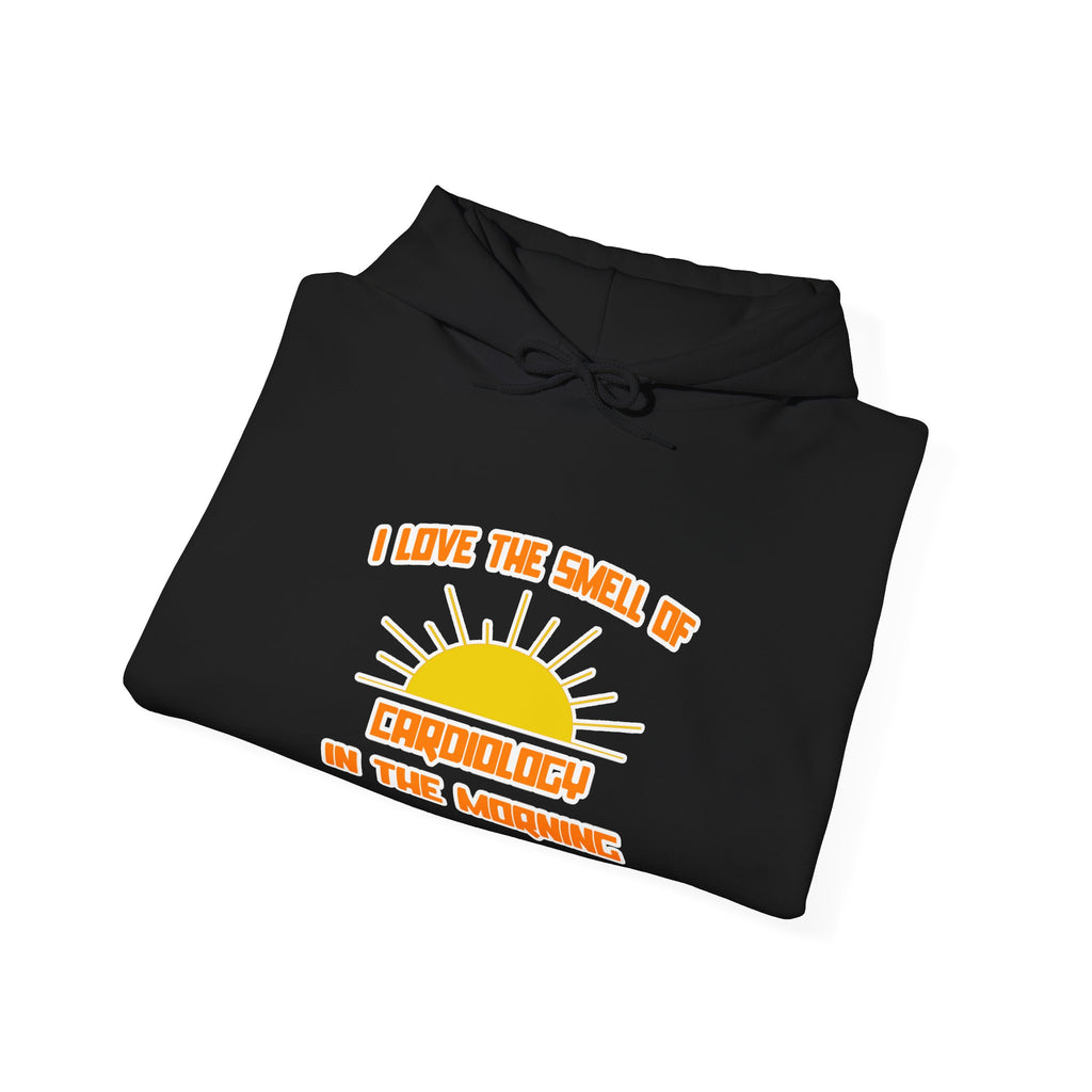 Smell of Cardiology in the Morning - Unisex Heavy Blend™ Hooded Sweatshirt