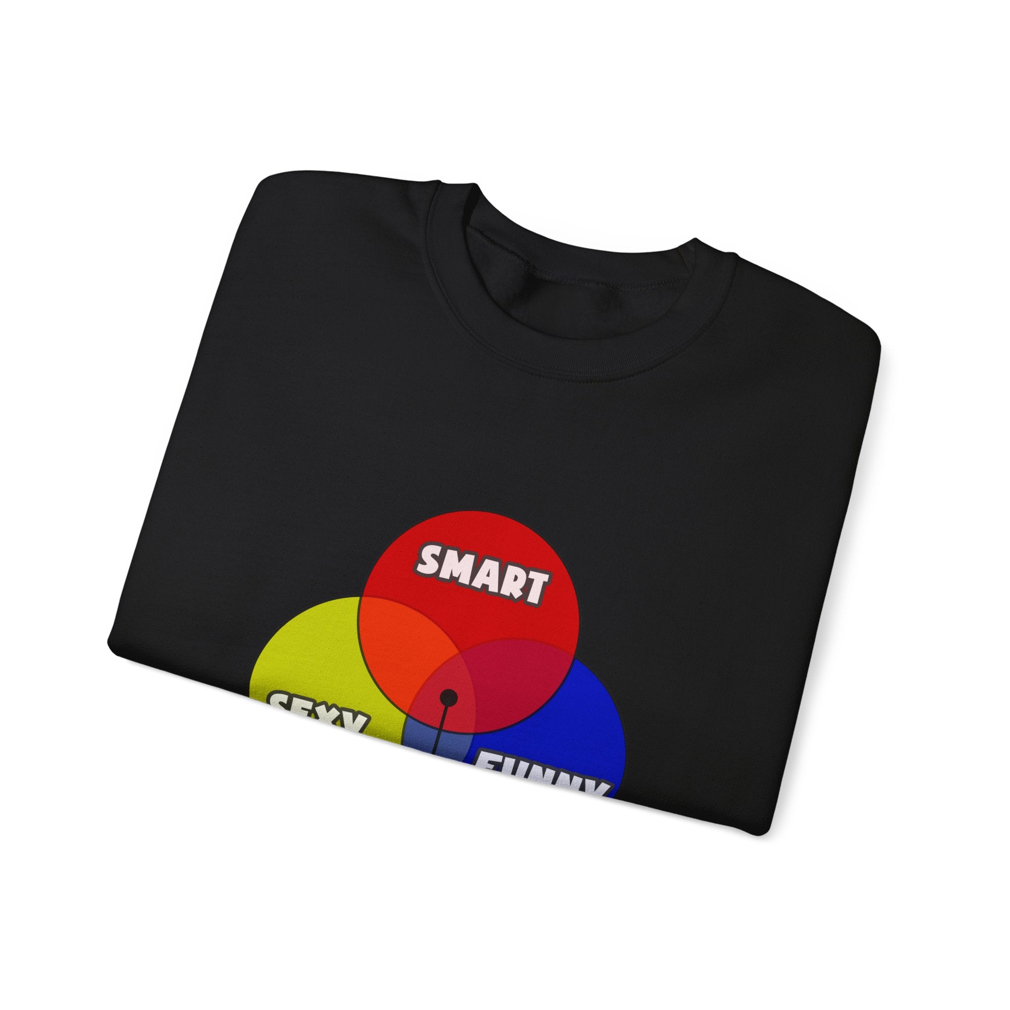 Venn Diagram .. Administrative Assistants - Unisex Heavy Blend™ Crewneck Sweatshirt