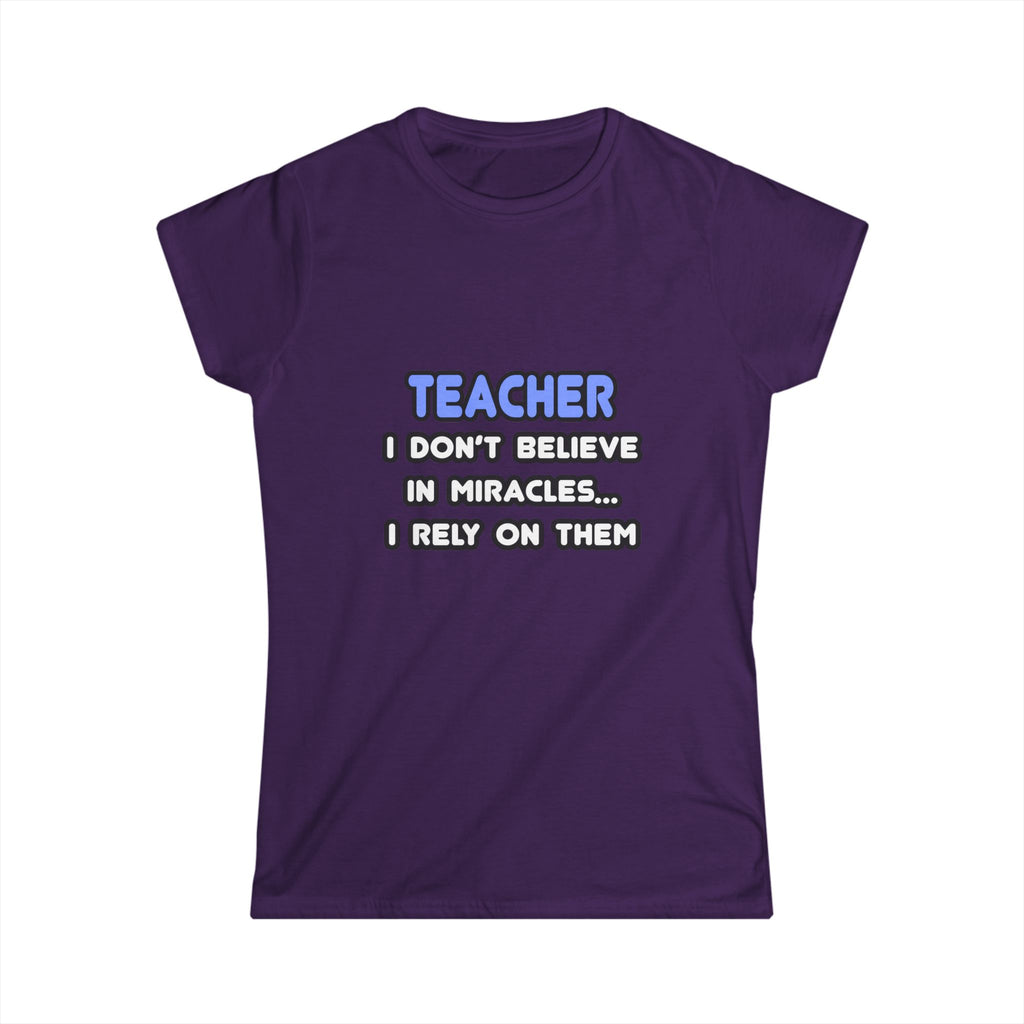 Miracles and Teachers - Women's Softstyle Tee
