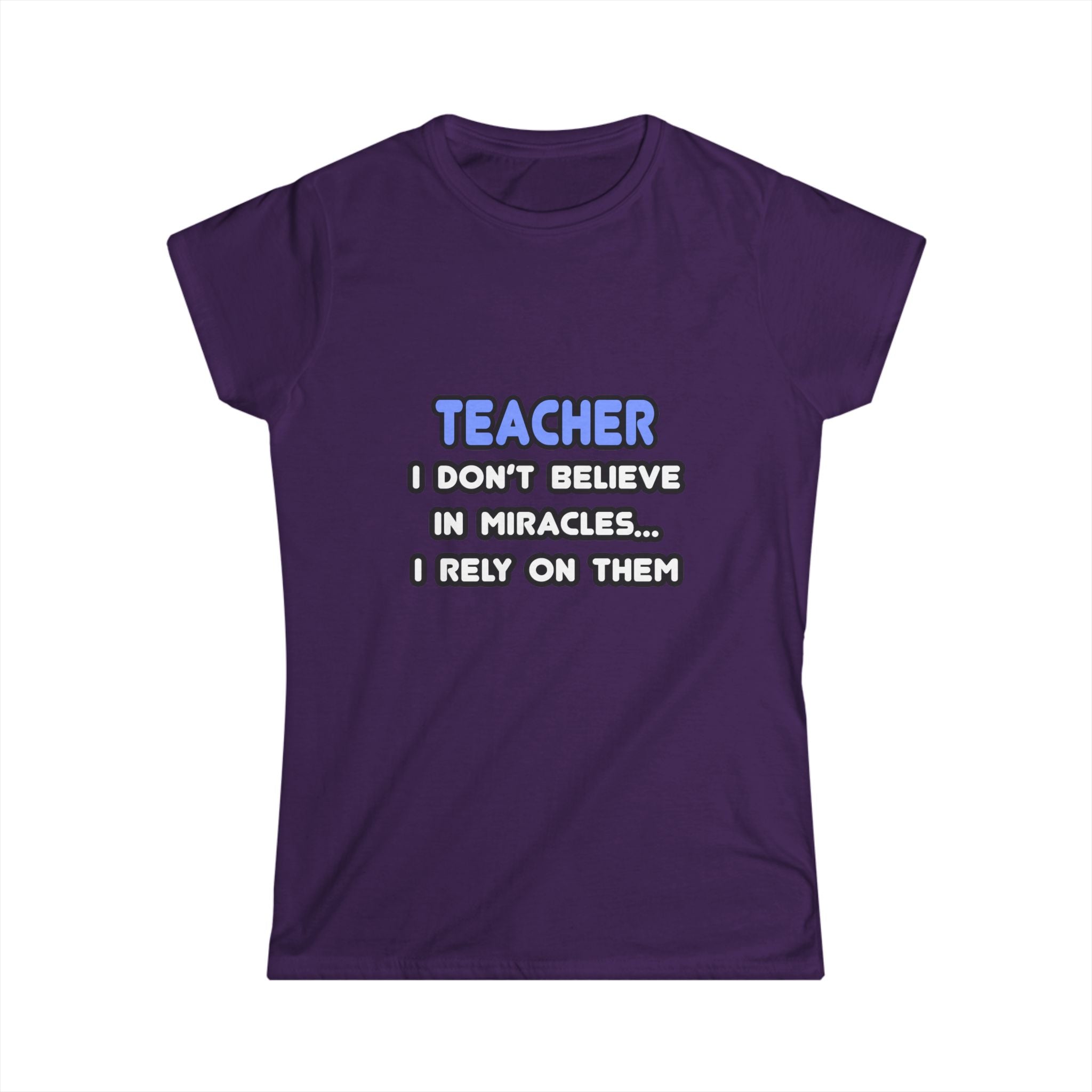 Miracles and Teachers - Women's Softstyle Tee