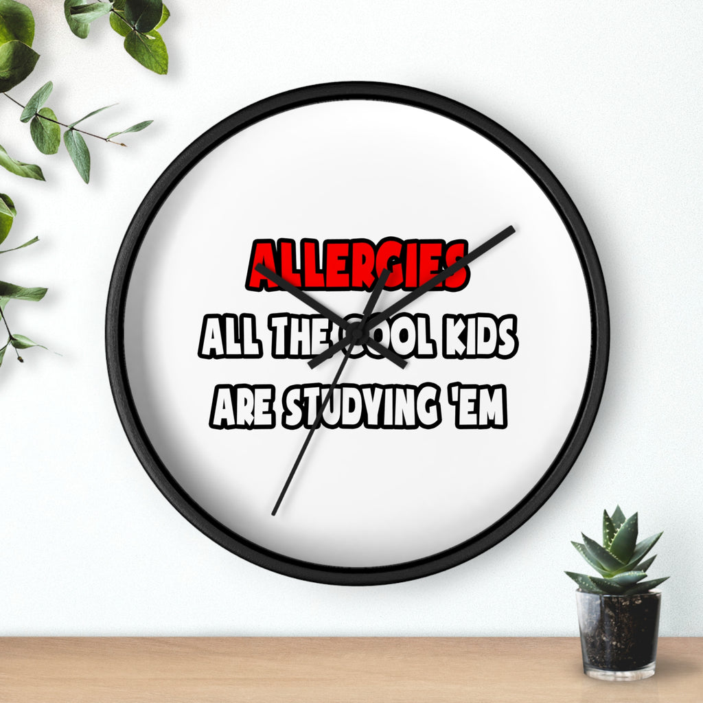 Funny Allergist Shirts and Gifts - Wall Clock
