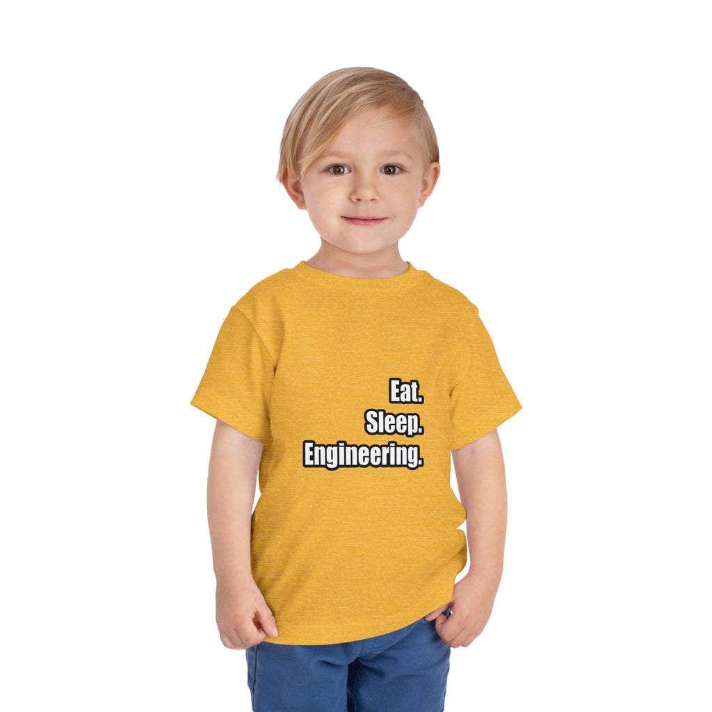 Eat. Sleep. Engineering - Toddler Short Sleeve Tee