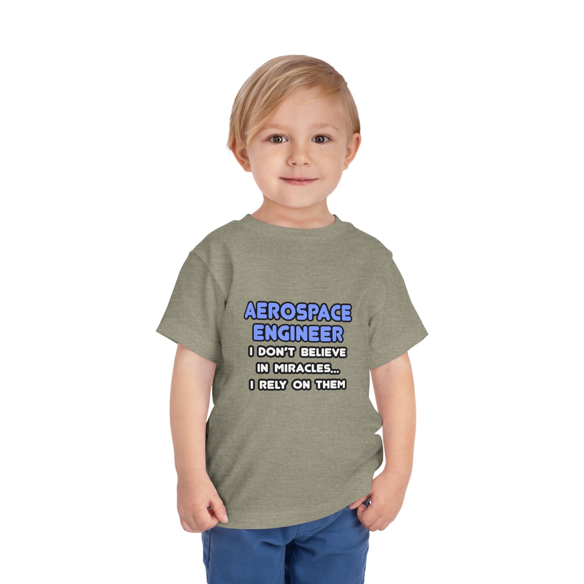 Miracles and Aerospace Engineers - Toddler Short Sleeve Tee