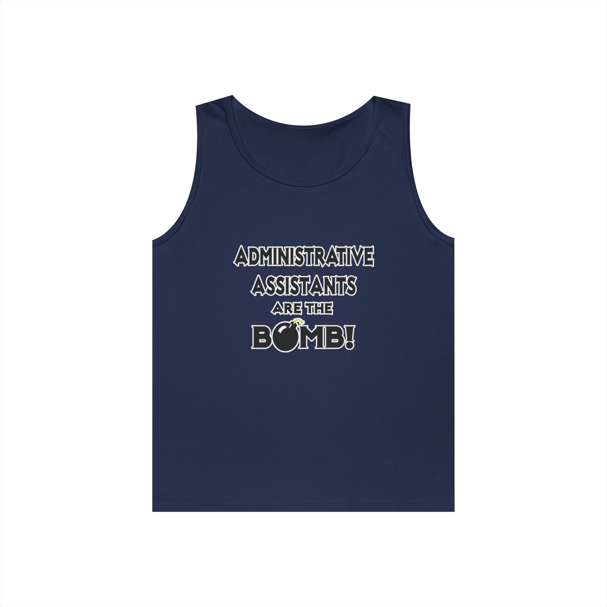 Administrative Assistants Are The Bomb! (2) - Unisex Heavy Cotton Tank Top