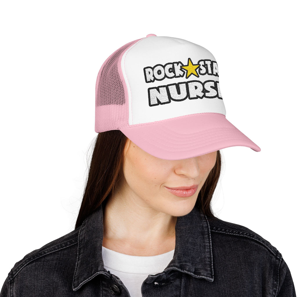 Rock Star Nurse (2) - Foam Trucker Hat