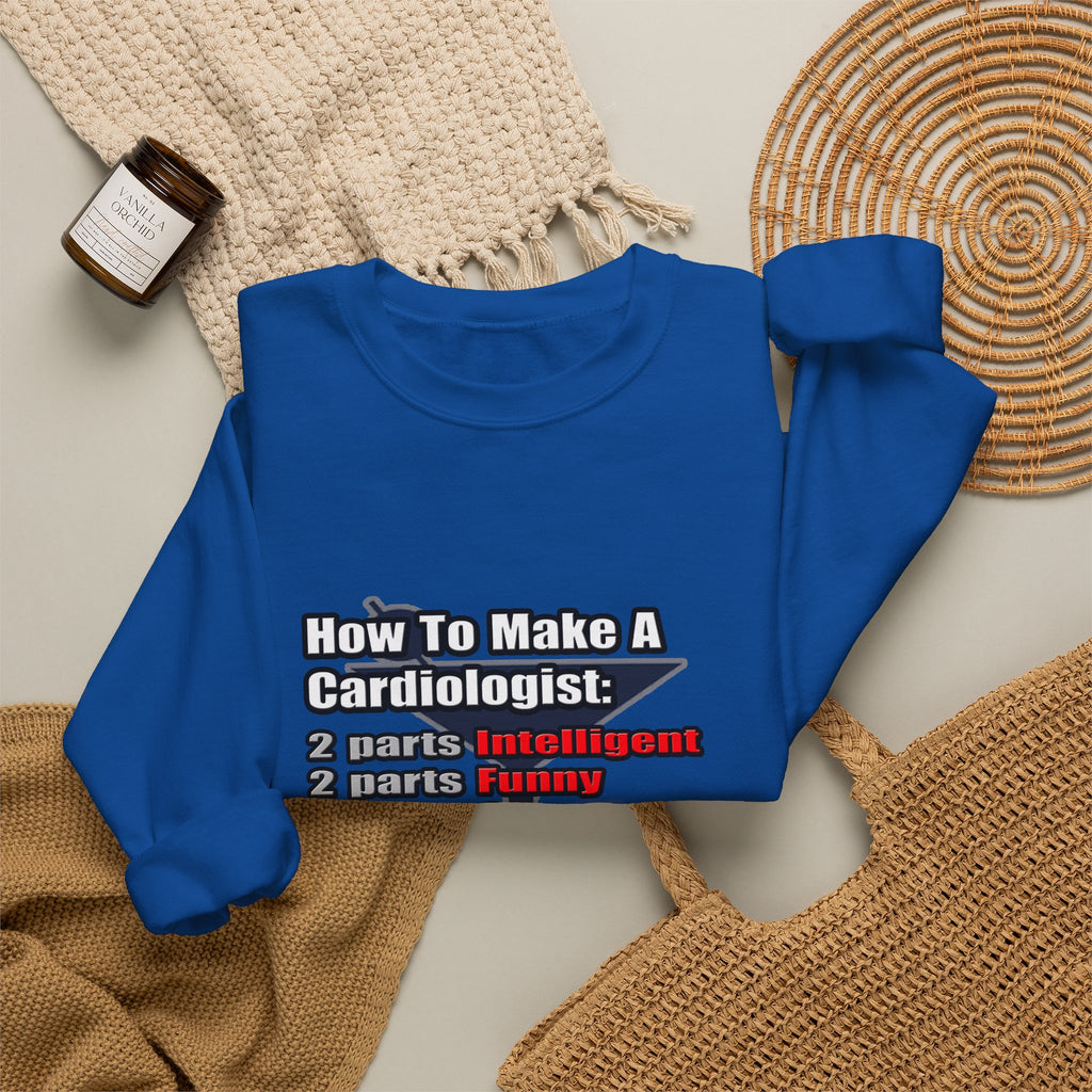 How To Make a Cardiologist - Unisex Heavy Blend™ Crewneck Sweatshirt
