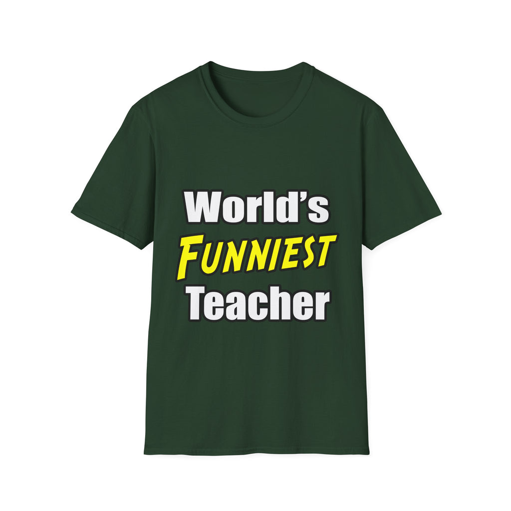 World's Funniest Teacher - Unisex Softstyle T-Shirt