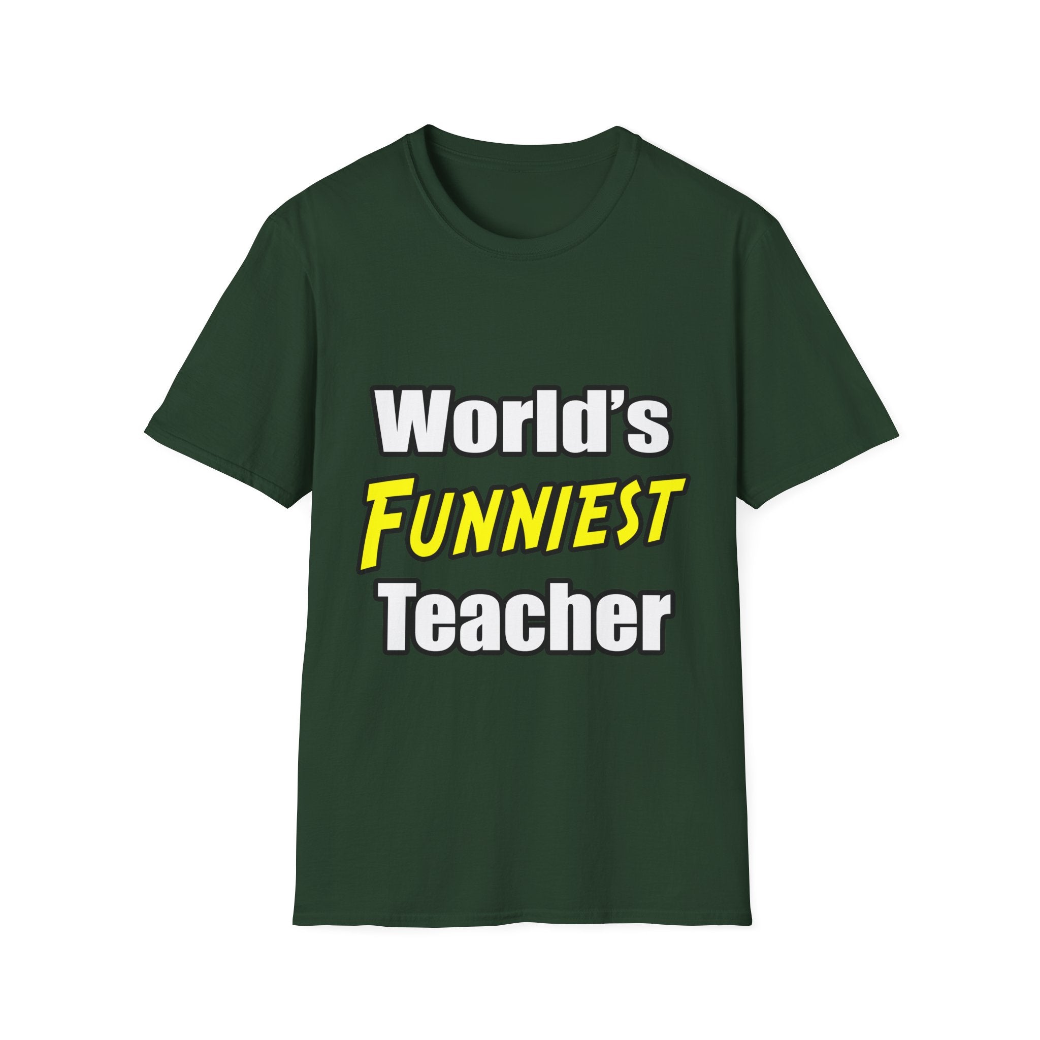 World's Funniest Teacher - Unisex Softstyle T-Shirt