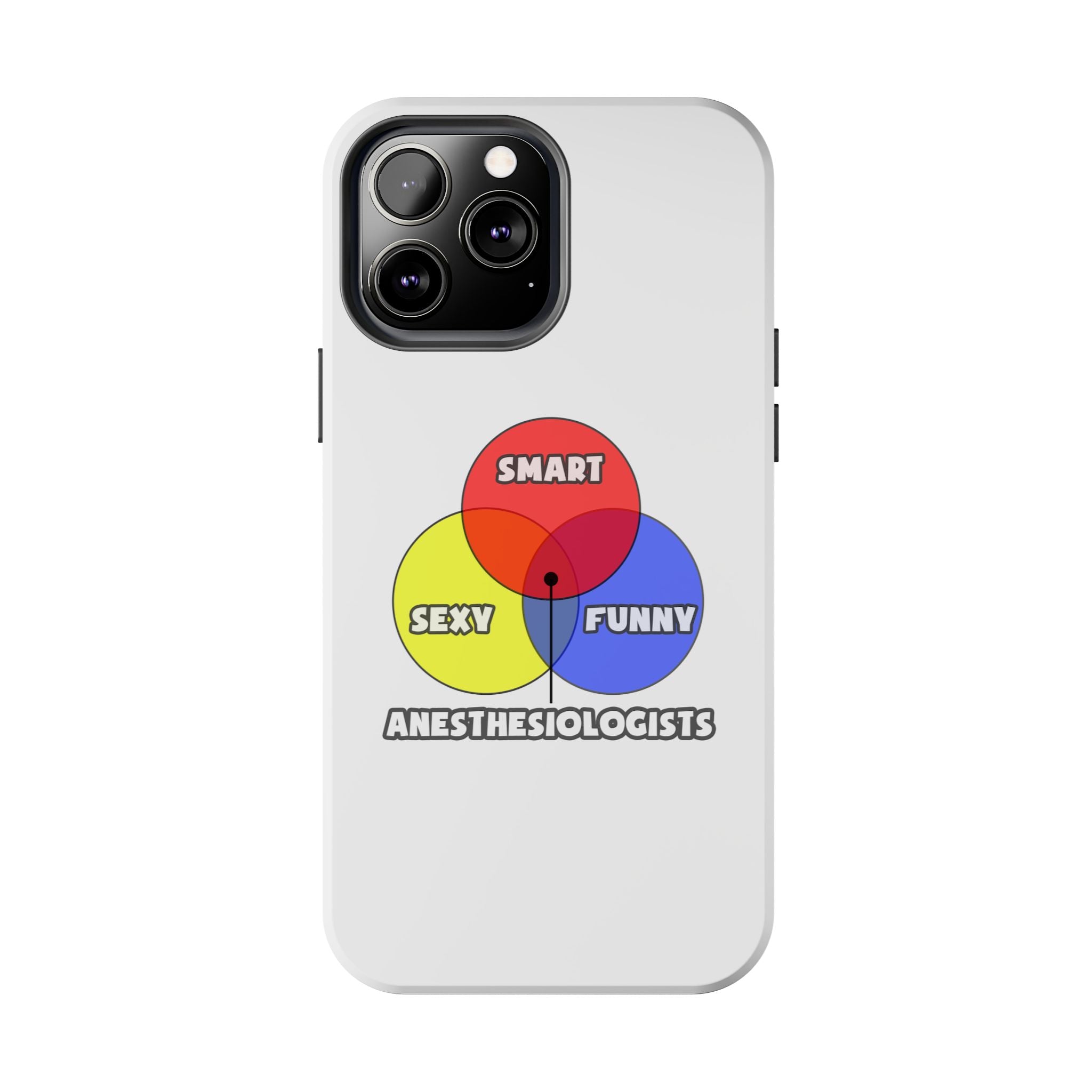 Venn Diagram .. Anesthesiologists - Tough Phone Cases