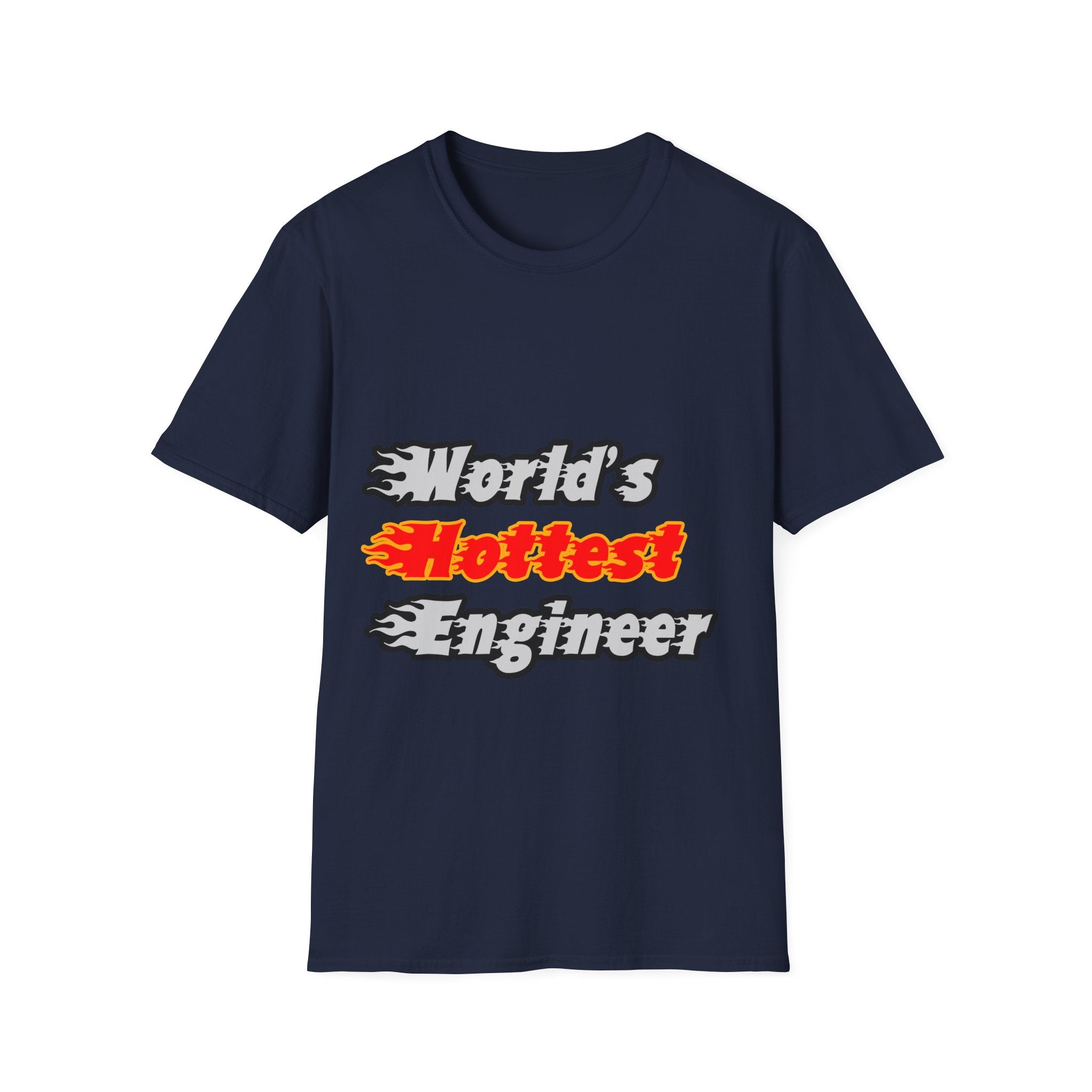 World's Hottest Engineer - Unisex Softstyle T-Shirt