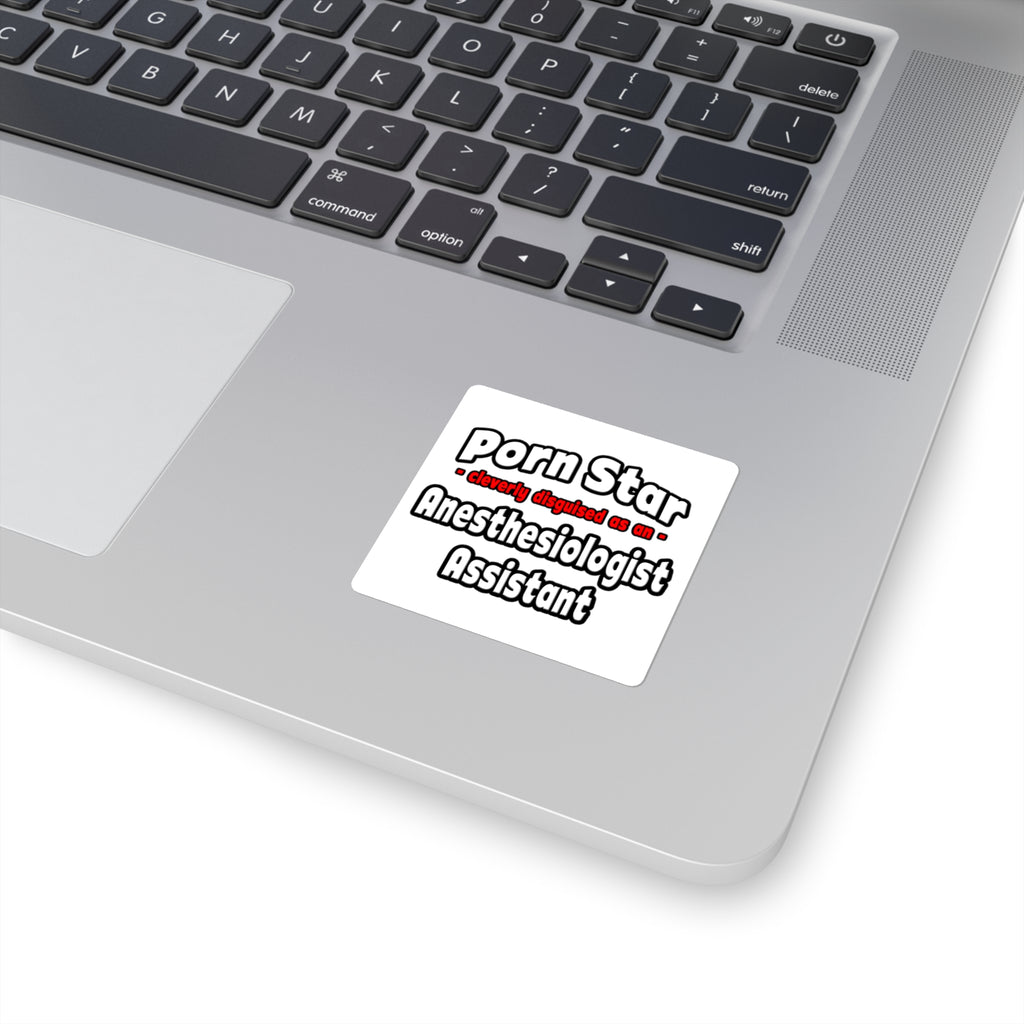 Porn Star .. Anesthesiologist Assistant - Square Stickers
