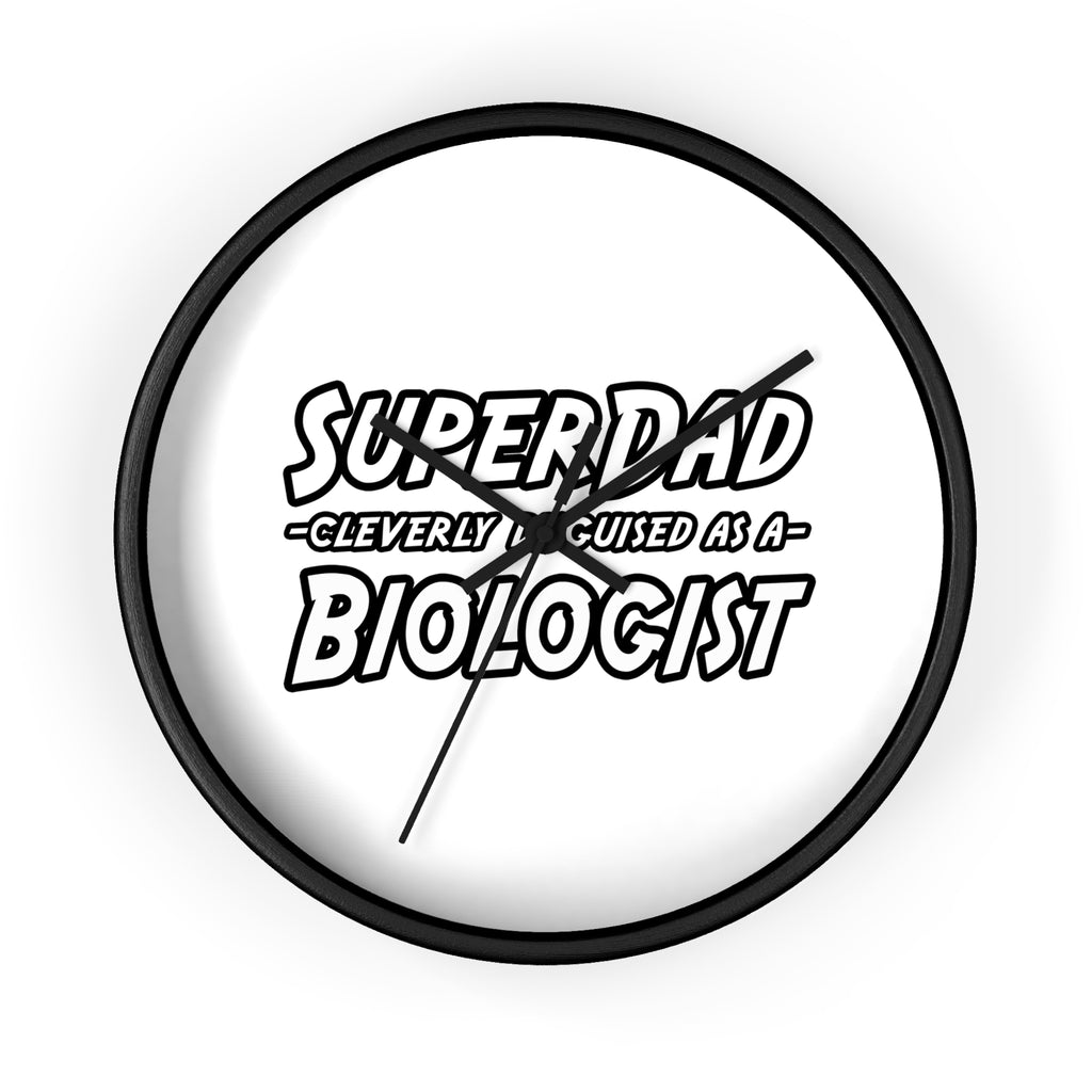 SuperDad Biologist - Wall Clock