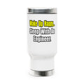 Sleep With Engineer - Stainless Steel Travel Mug with Handle, 14oz