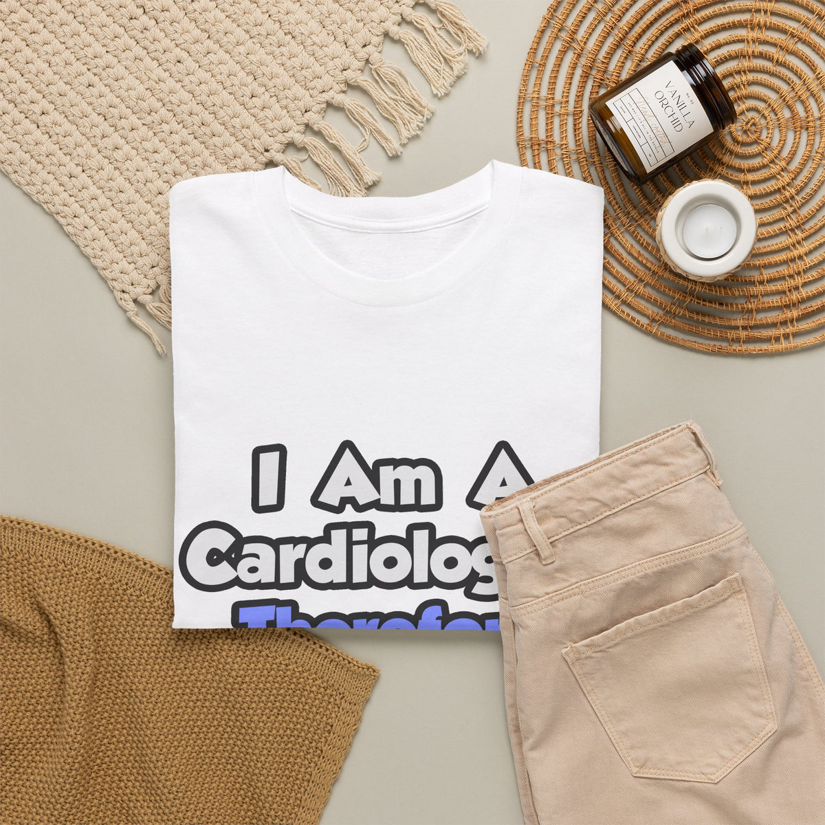I Am A Cardiologist, Therefore I Drink - Unisex Heavy Cotton Tee
