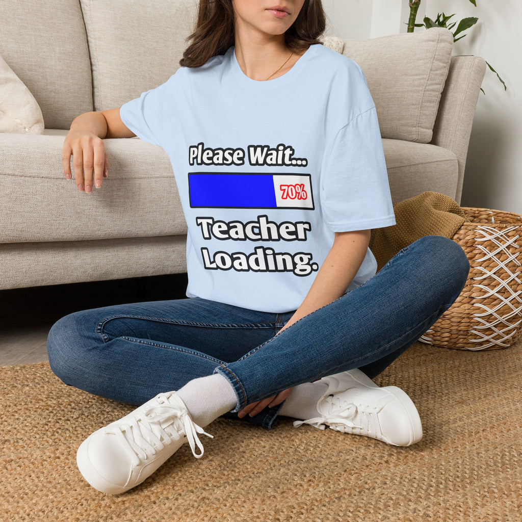 Please Wait...Teacher Loading - Unisex Softstyle T-Shirt