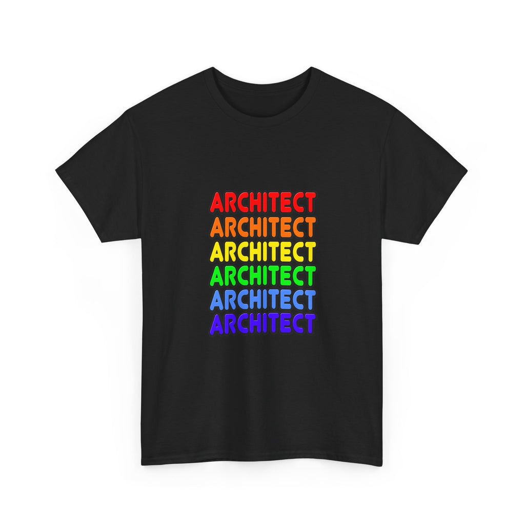 Rainbow Architect - Unisex Heavy Cotton Tee