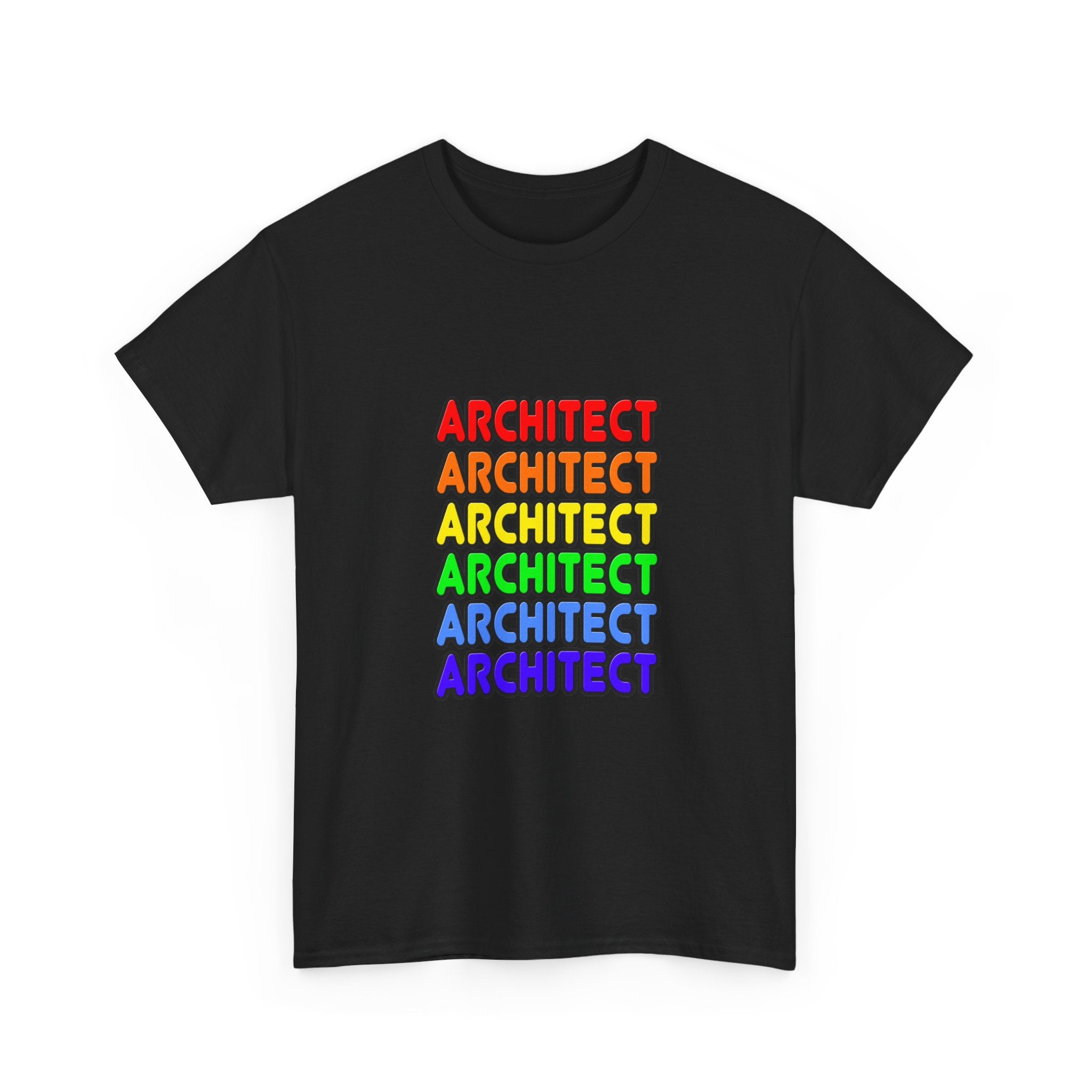 Rainbow Architect - Unisex Heavy Cotton Tee