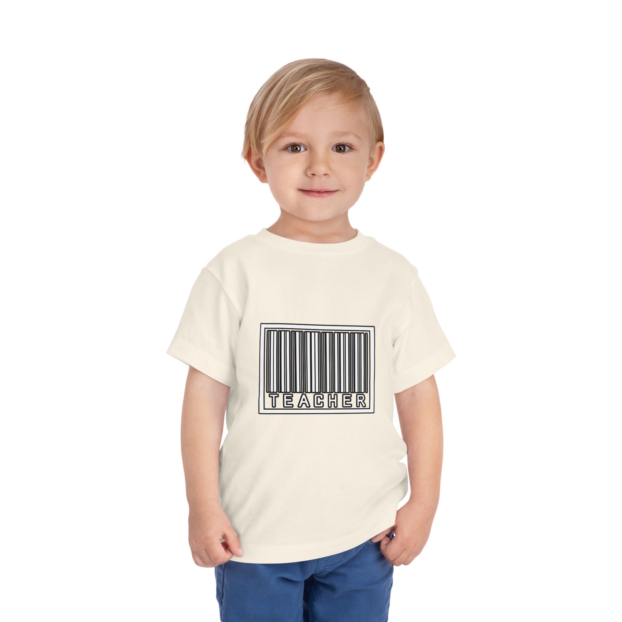 Barcode Teacher - Toddler Short Sleeve Tee